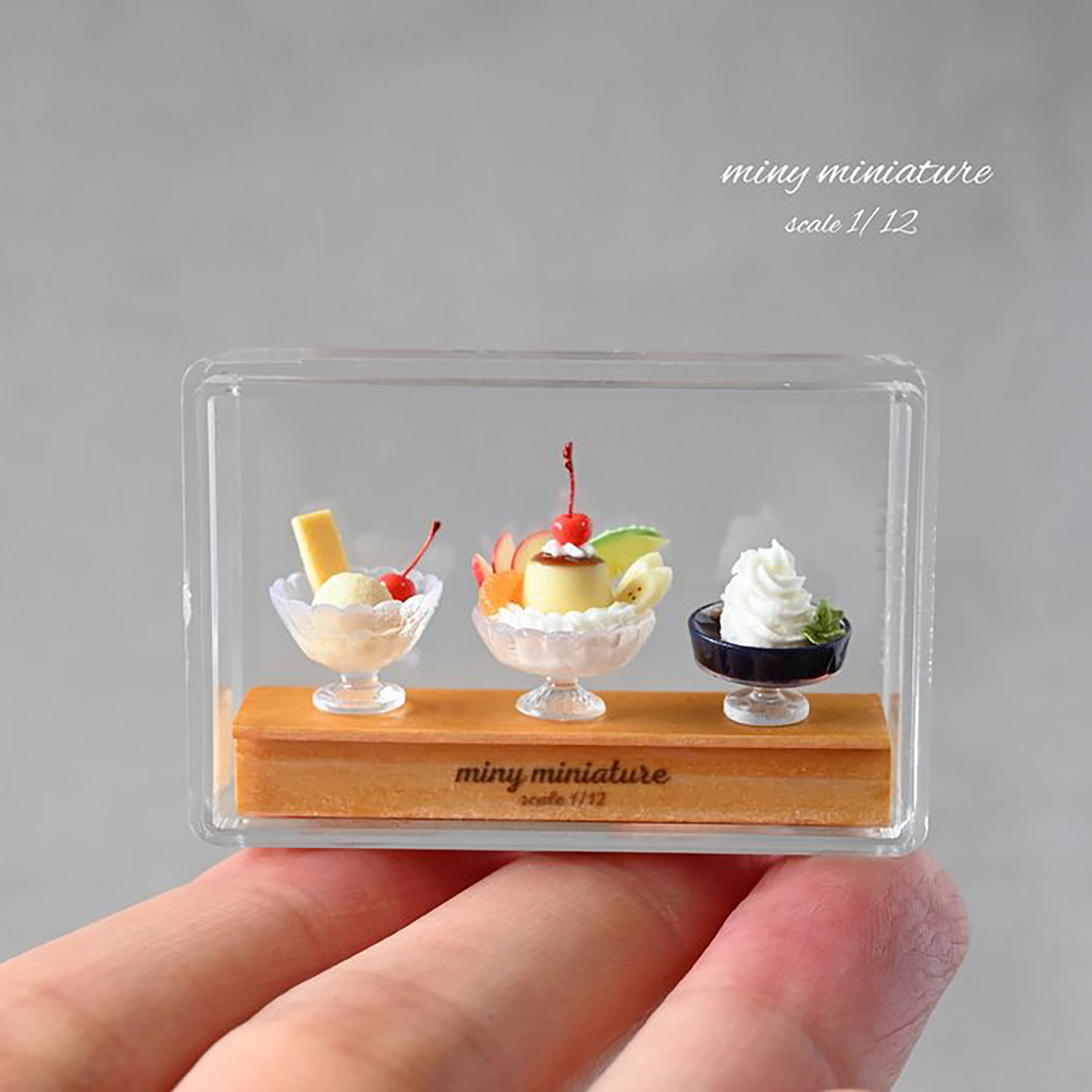 ミニチュアフードに「おいしい」と「かわいい」を詰めるminyさん